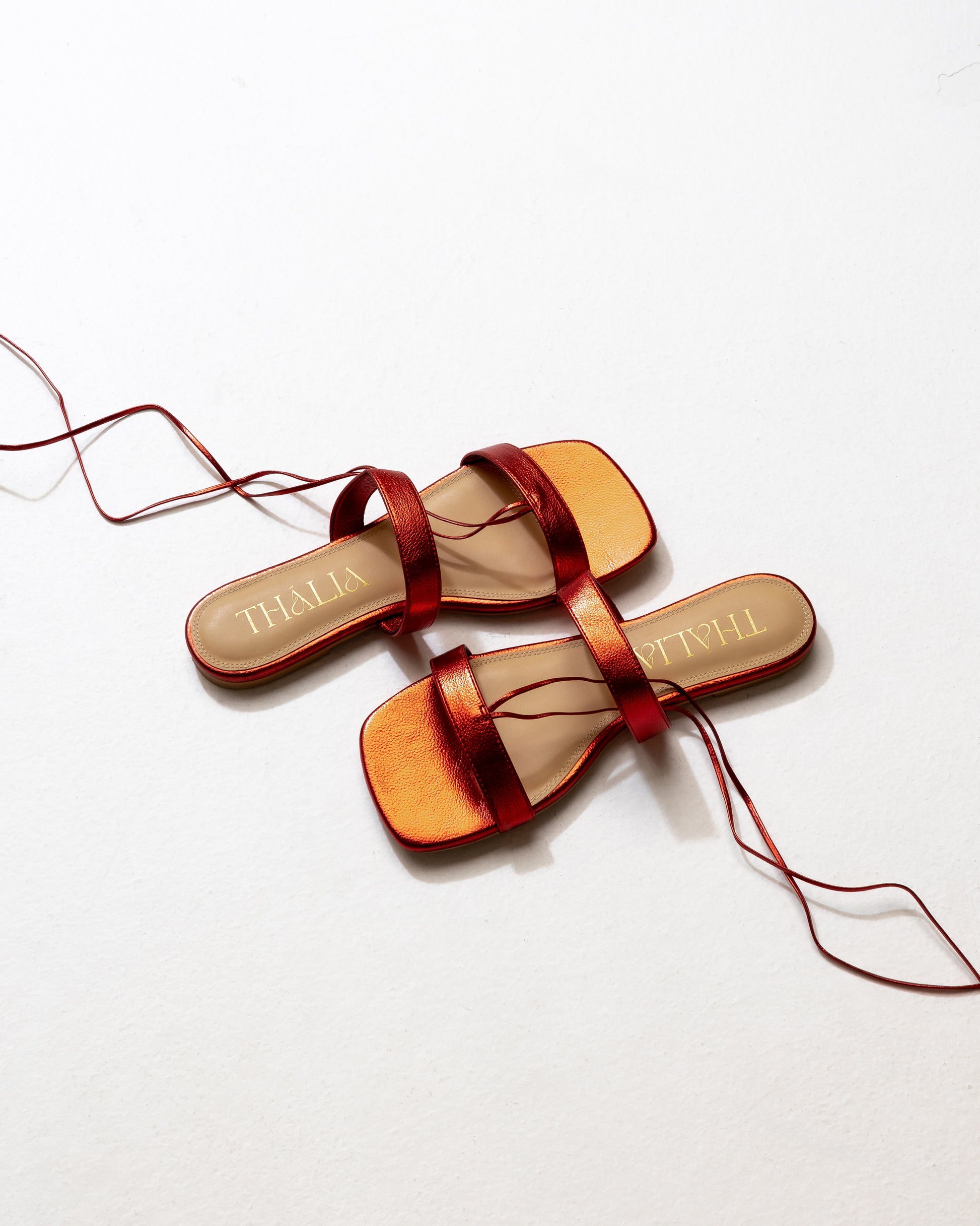 Greek Sandal - Amber