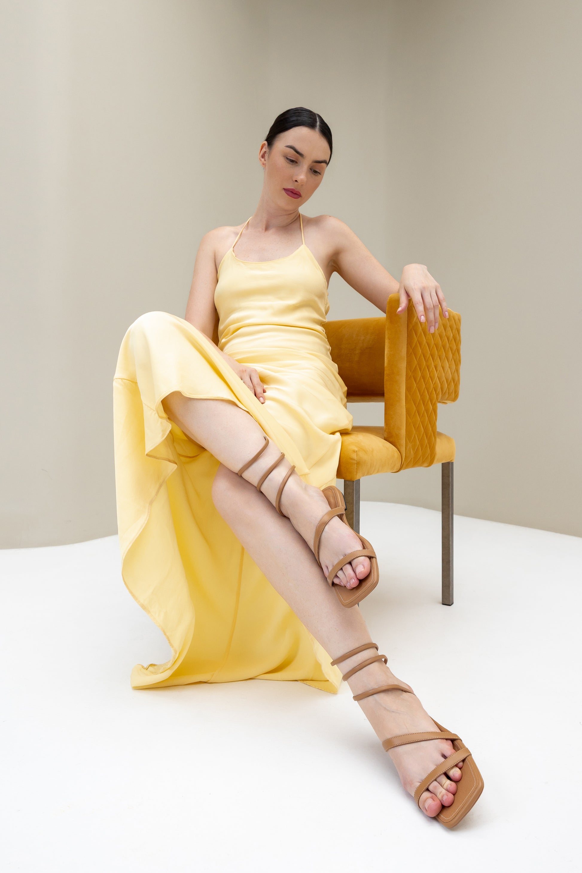 Spiral Sandal - Beige