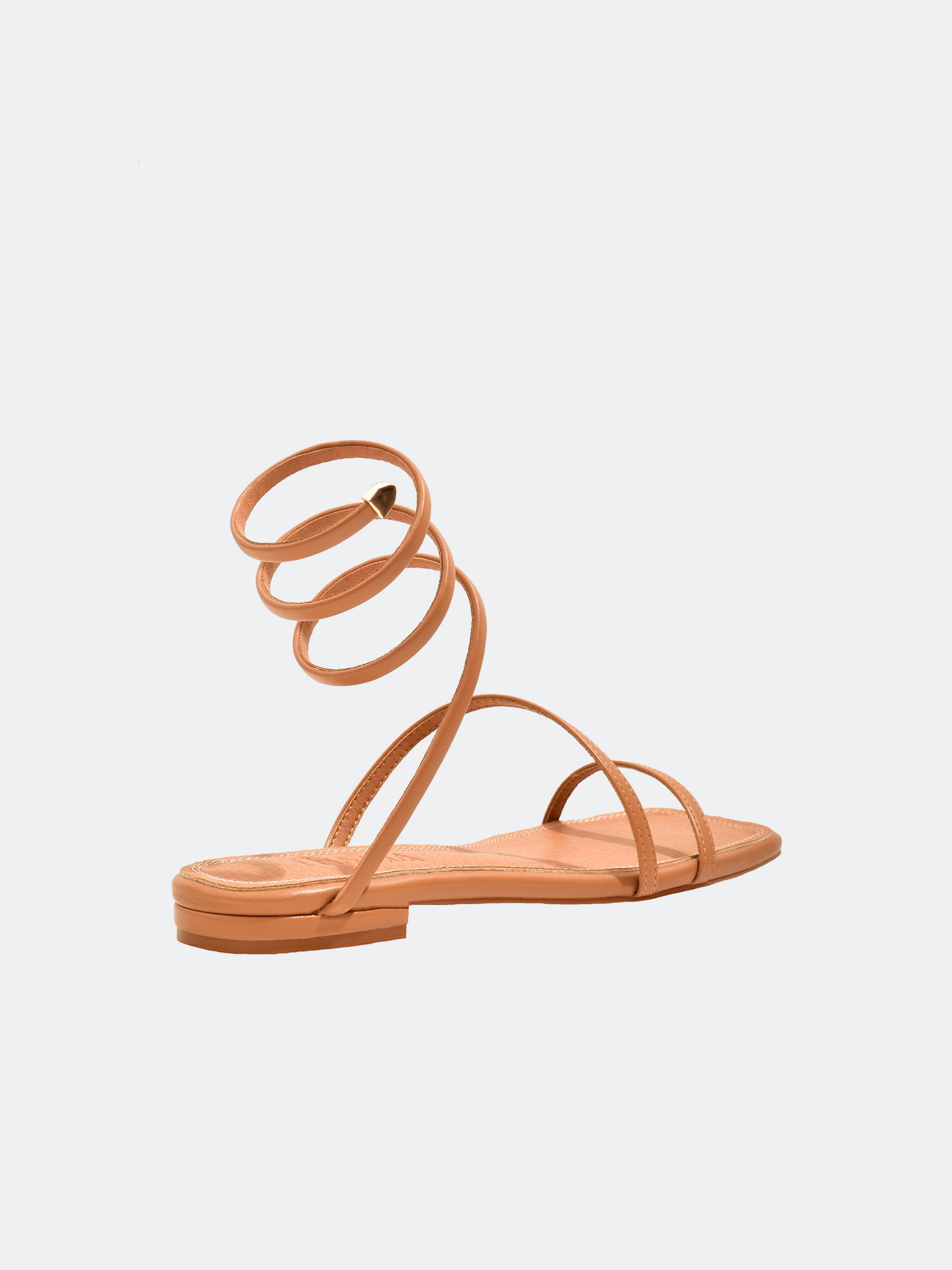 Spiral Flat Sandals in Beige for women
- ancient greek sandals
