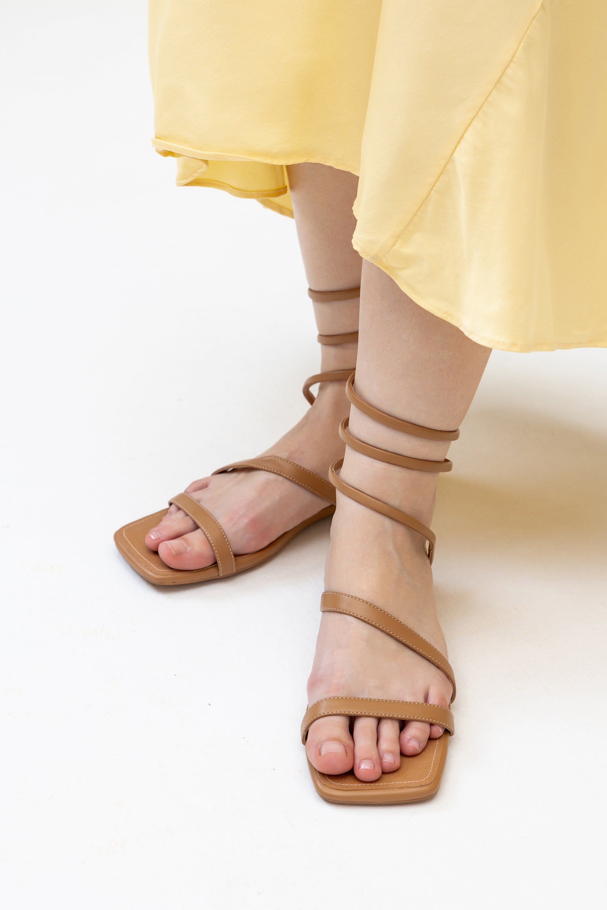 Spiral Sandal - Beige