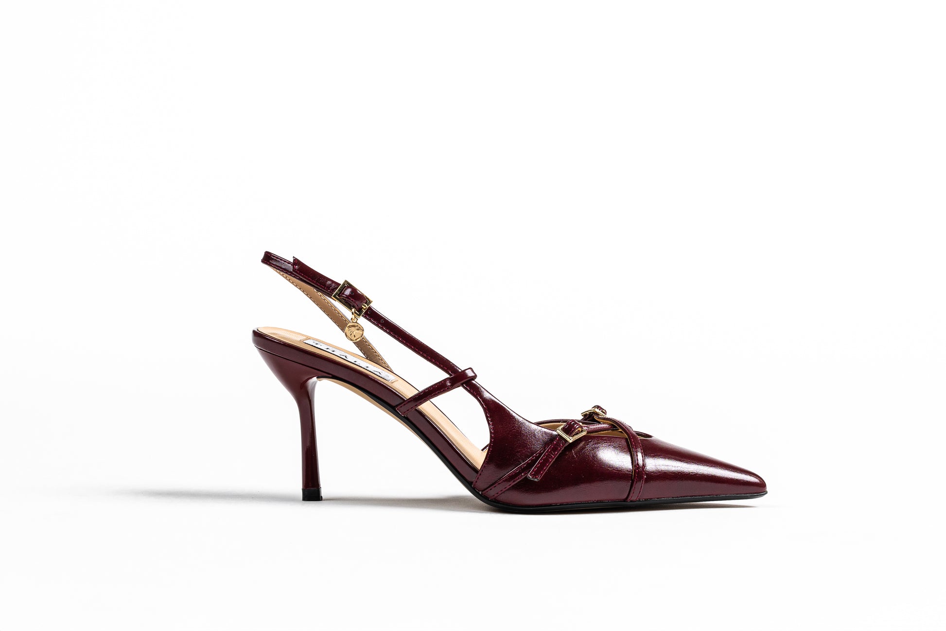 Thea Slingback Heel 80 - Burgundy