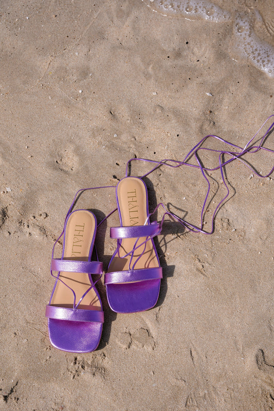 Greek Sandal -  Lilac