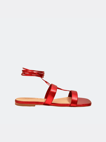 Greek Tie Up Flat Sandals for women