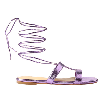 Greek Sandal -  Lilac